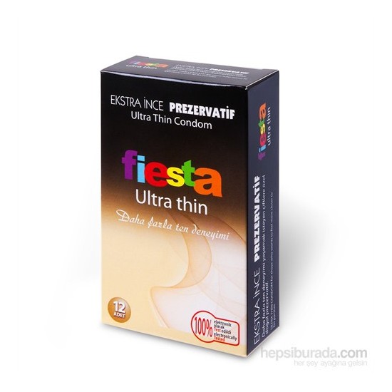 Fiesta Ultra Thin (Cok İnce) 12'li İthal Prezervatif