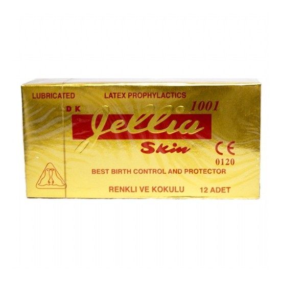 Jellia Skin Prezervatif Renkli Kokulu 12 Li
