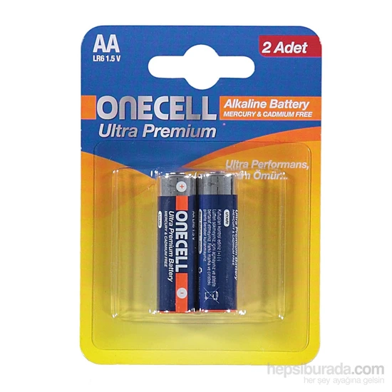 Onecell Ultra Premıum Alkalin Aa Boy Pil 2`Li