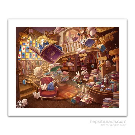 Pintoo Alıce Harikalar Diyarında Gizemli Kütüphane 500 Fiyatı