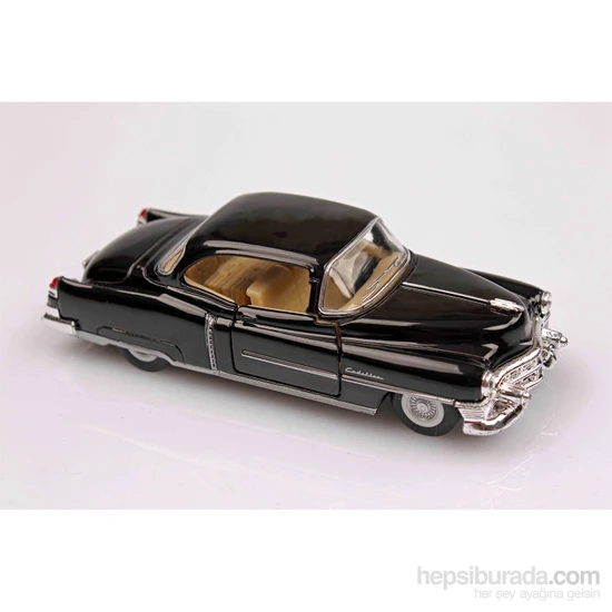 Siyah 1953 Cadillac Series 62  1/43 Çek Bırak Die-Cast Model Araç