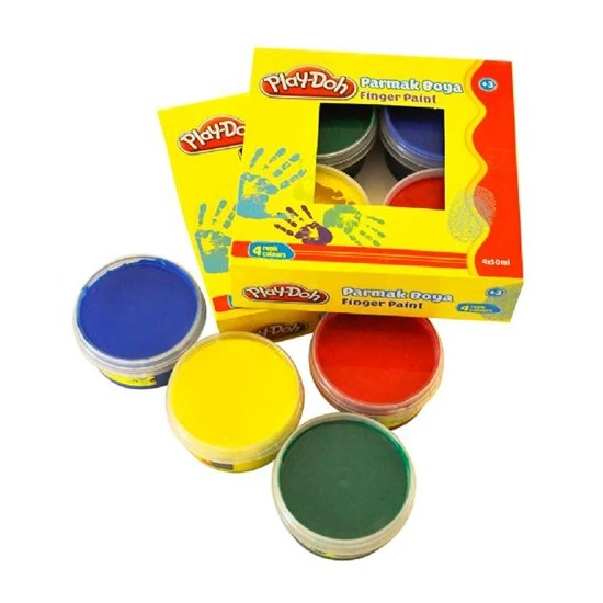 Play-Doh 4 Renk Parmak Boyası 50 Ml