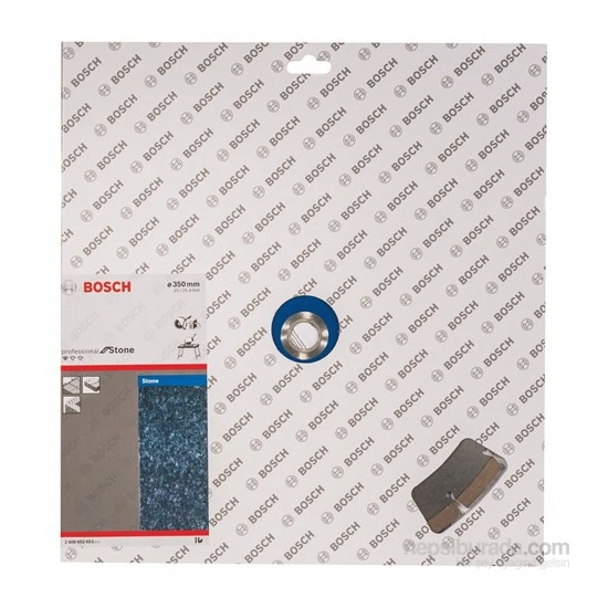 Bosch  - Standard Seri Taş İçin Elmas Kesme Diski - 350 X 20,00+25,40 X 3,1 X 10 Mm