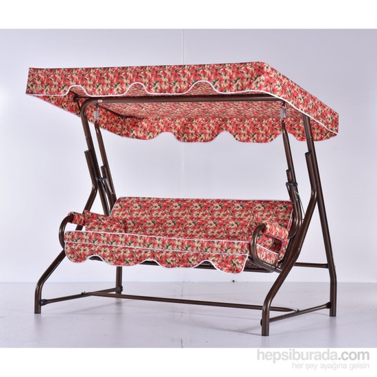 Erinöz Bahçe Balkon Teras Salıncağı , 3 Kişilik, 200