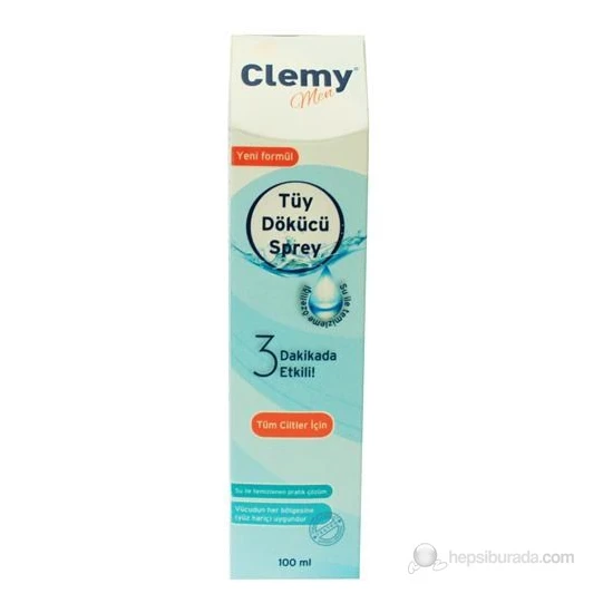 Clemy Tüy Dökücü Sprey Erkek 100 ml