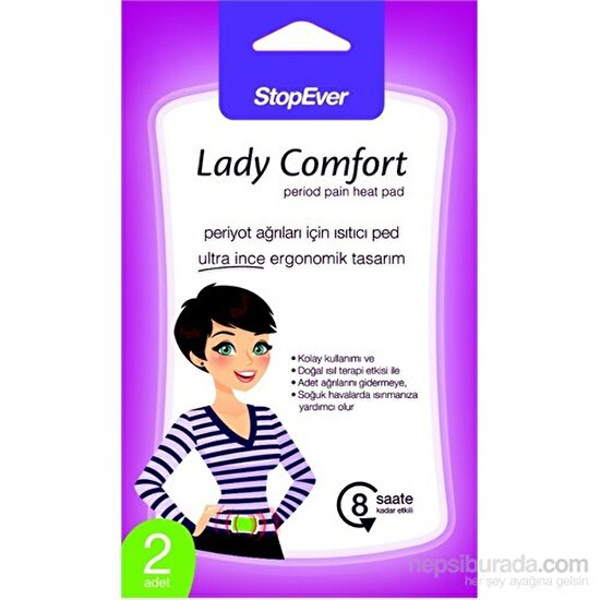StopEver Lady Comfort Tüm Vücut İçin Kullanılabilir Isıtıcı Ped 2'li (Tek Paket)