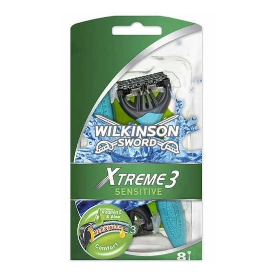 Wilkinson Xtreme3 Sensitive Kullan-At Tıraş Bıçağı 8Li