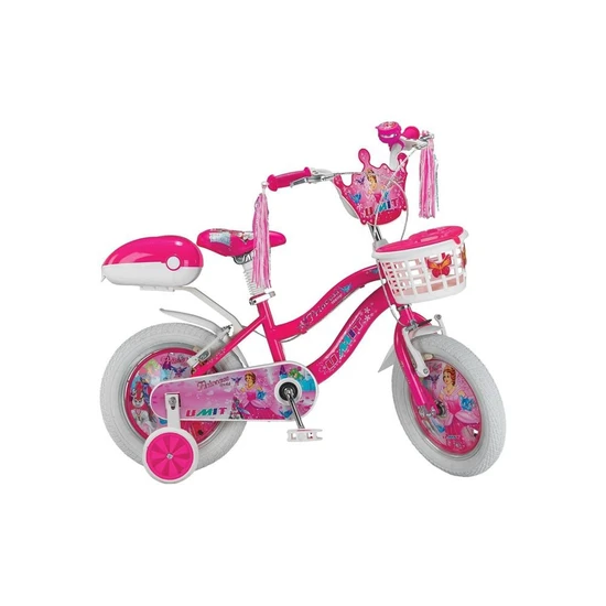 Ümit 16 Princess 1608 Çelik Kadro Sepetli V Fren 1 Vites Fuşya Kız Çocuk Bisikleti