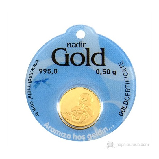 Nadir Gold 24 Ayar Erkek Bebek 0.50 gr Fiyatı Taksit Seçenekleri