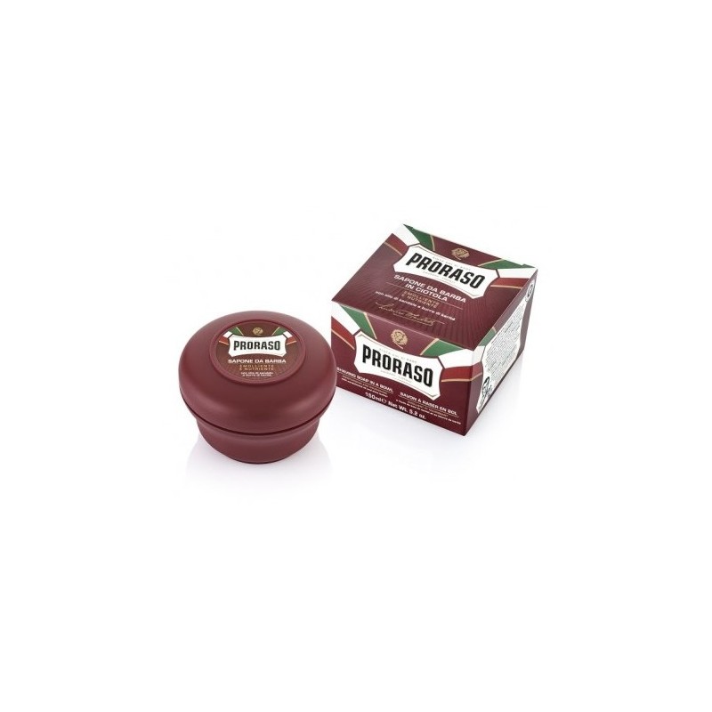 Proraso Tıraş Sabunu Sandal Ağacı ve Shea Butter Özlü 150 ml Nemlendirici Tahriş Önleyici Kırmızı