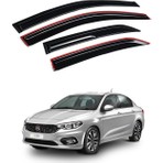 İtibar Mugen Tip Cam Rüzgarlığı 2015-2020 Fiat Egea İçin Şık ve Aerodinamik Siyah