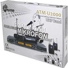 Alfon ATM-U2000 2yaka Uhf 99 Kanal Telsiz Mikrofon