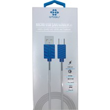 Arbaks ARB-039 Plastik USB Girişli 100 cm Micro Data Kablo