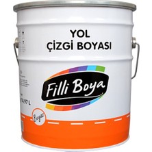 Filli Boya Filli Yol Çizgi Boyası Beyaz Çember Kilit Beyaz 20 kg