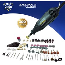 Anadolu Strong Anadolustrong ANS1004 300 Parça Gravür Oyma Makinesi Dremel Taşlama Zımpara Kesme Seti