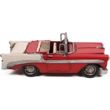 Mbois Nostaljik Vintage Eskitme Tarz Dekoratif Metal Classic Chevrolet