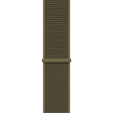 Coverzone Apple Watch 40MM Uyumlu Kayış Spor Loop Kordon Komando Yeşili