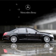 Welly 1/24 Ölçek Mercedes-Benz S Class Model Araba Lisanslı Siyah