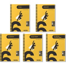 Hız Yayınları 6. Sınıf Türkçe Matematik Fen Sosyal Din Kültürü Soru Bankası Seti 2022 5 Kitap