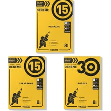 Hız Yayınları 2022 LGS Matematik Fen İngilizce Deneme Seti 3 Kitap