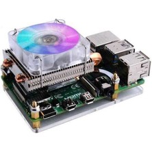 Odseven Raspberry Pi 4 Rgb Soğutma Fanı - Düşük Cpu