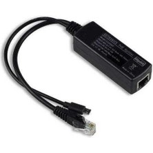 Odseven RJ45 Güç Ayırıcı - Poe Splitter Micro USB Dönüştürücü - 12W - 5V 2.4