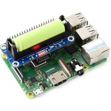 WaveShare Li-Ion Batarya Hat Raspberry Pi Uyumlu