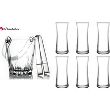 Paşabahçe 420016-53588 Heybeli Rakı Bardağı - Buz Kovası Seti