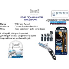 Wilkinson Sword Quattro Titanium Sensitive 2 Yedek Kartuş Toptan - Koli Içi: 10 Adet