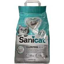 Sanicat Kedi Kumu 8 Lt Kokusuz Topaklaşan İnce Taneli Özellikleri ile Temiz ve Güvenli