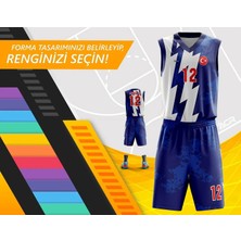 Acr Giyim - Splash Modeli - Kişiye Özel Basketbol Forması Takımı