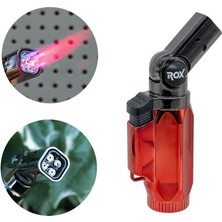 Rox BS-106 Dört Alev Çıkışlı Mini Bütan Gaz Torch Pürmüz