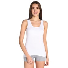 Tutku Kadın Atlet 3'lü Paket Siyah %100 Pamuk Rahat ve Nefes Alabilir Kesim