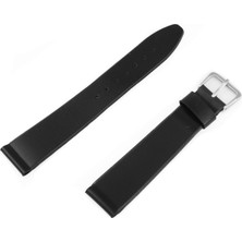 chrono Siyah Klasik Plastik Fransız Kordon Saat Kayışı 18 mm