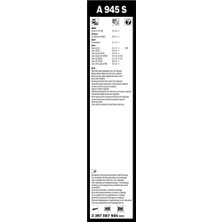 Bosch Aerotwin Silecek Seti - [650/400 mm] Seat Leon Sc, St (2013 - 2018) [5f5] - A 945 S