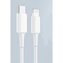 Hiqonic Iphone 7 8 Plus x 11 12 Pro Uyumlu Type-C Lightning Şarj Aleti Cihazı Kablosu Usb-C Hızlı Şarj Kablo