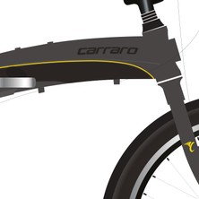 Carraro Flexı 106 20 Jant Katlanır Bisiklet 320H 6V Vb Metalik Antrasit Siyah Sarı