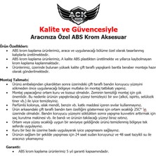 Ack Dizayn Vw Golf 4 Krom Ayna Kapağı 1998-2004 Abs Krom