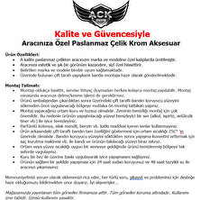 Ack Dizayn Vw Golf 5 Krom Kapı Eşiği 2003-2009