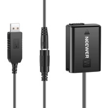 Neewer NP-FW50 Kukla Pil Güç Adaptörü Için Neewer Dc Bağlayıcı Değiştirme USB Kablosu (Yurt Dışından)