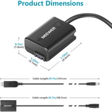 Neewer NP-FW50 Kukla Pil Güç Adaptörü Için Neewer Dc Bağlayıcı Değiştirme USB Kablosu (Yurt Dışından)