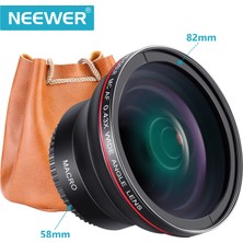 Neewer 58MM 0.43X Profesyonel Hd Geniş Açı Lens (Makro Kısmı) Canon Eos Rebel 77D T7I T6S T6I T6 T5I T5 T4I T3I T3 Sl1 1100D 700D 650D 600D 550D 300D 100D 60D 7d 70D (Yurt Dışından)