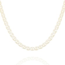 Takı Depo Barlı Model Gümüş Zincir 80 Mikron Kalınlık