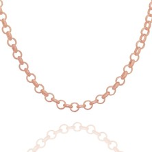 Takı Depo Doch Model Gümüş Zincir 100 Mikron Kalınlık