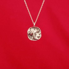 Takı Depo Antik Roma Figürlü Minimal Gümüş Kolye