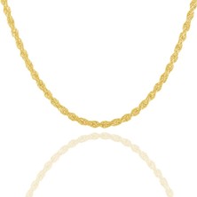 Takı Depo Halat Model 3 Milimetre Gümüş Zincir Kolye