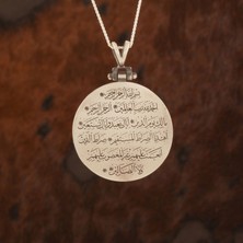 Takı Depo Fatiha Suresi Kazıma Gümüş Kolye