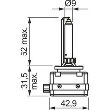 Bosch Xenon White D1S Zenon Ampul 6000K