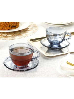 English Home Balloon Cam 2'li  Fincan Takımı 230 ml Lacivert