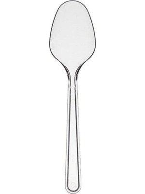 Poppy Plastik Kaşık Şeffaf 100'LÜ